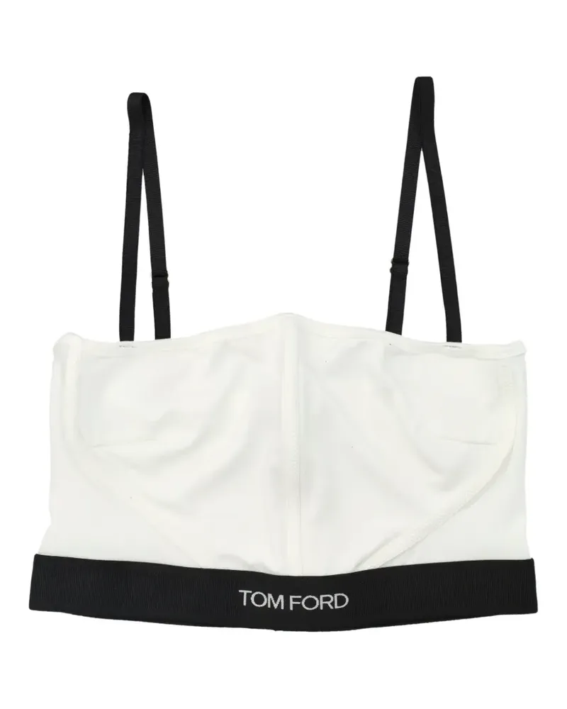 Tom Ford logo-band top - Weiß Weiß