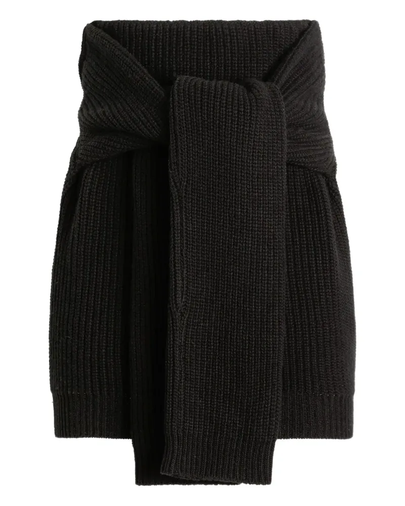 Dolce & Gabbana Gerippter Strickrock - Schwarz Schwarz