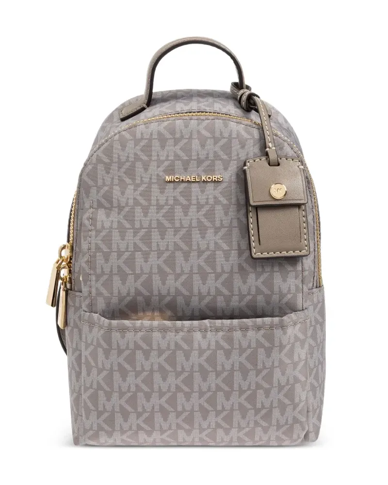 Michael Kors Rucksack mit Logo-Muster - Grau Grau