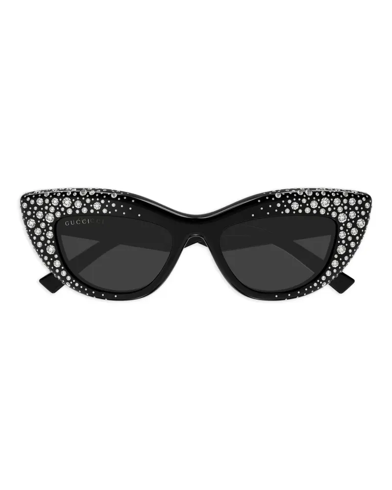 Gucci crystal-embellished cat-eye sunglasses - Schwarz Schwarz