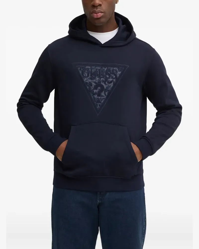 Guess Hoodie mit Logo - Blau Blau