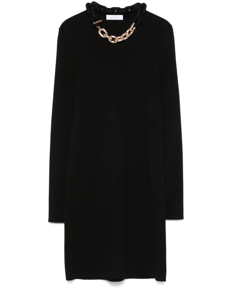Paco Rabanne Minikleid mit Kettendetail - Schwarz Schwarz