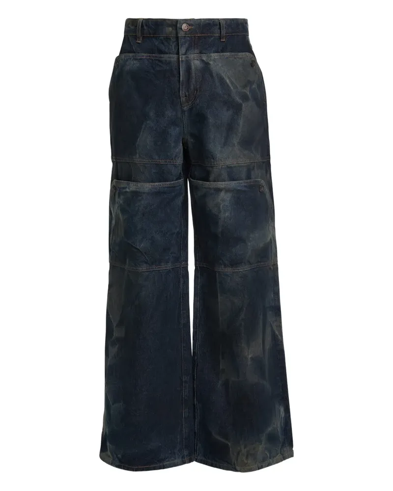 Guess Jeans mit Einsätzen - Blau Blau