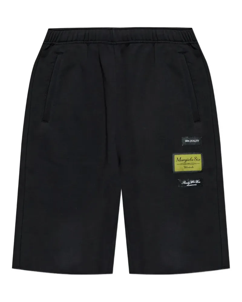 Maison Margiela patch-detail shorts - Schwarz Schwarz