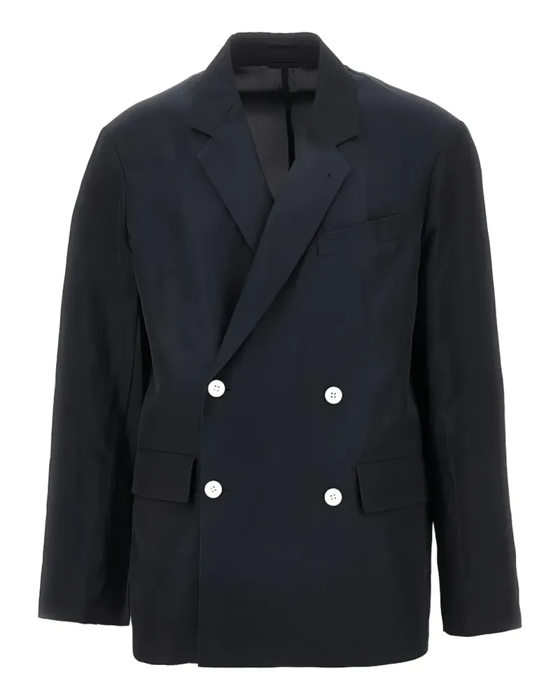 Emporio Armani double-breasted jacket - Blau Blau