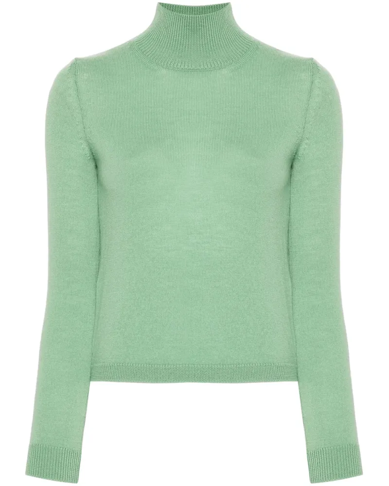 Max Mara Pullover mit Rollkragen - Grün Grün