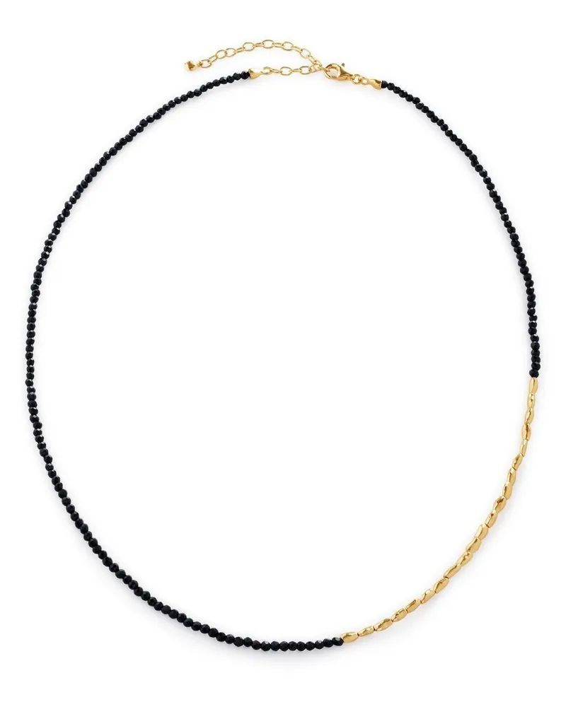 Monica Vinader Mini Nugget Halskette - Gold Gold