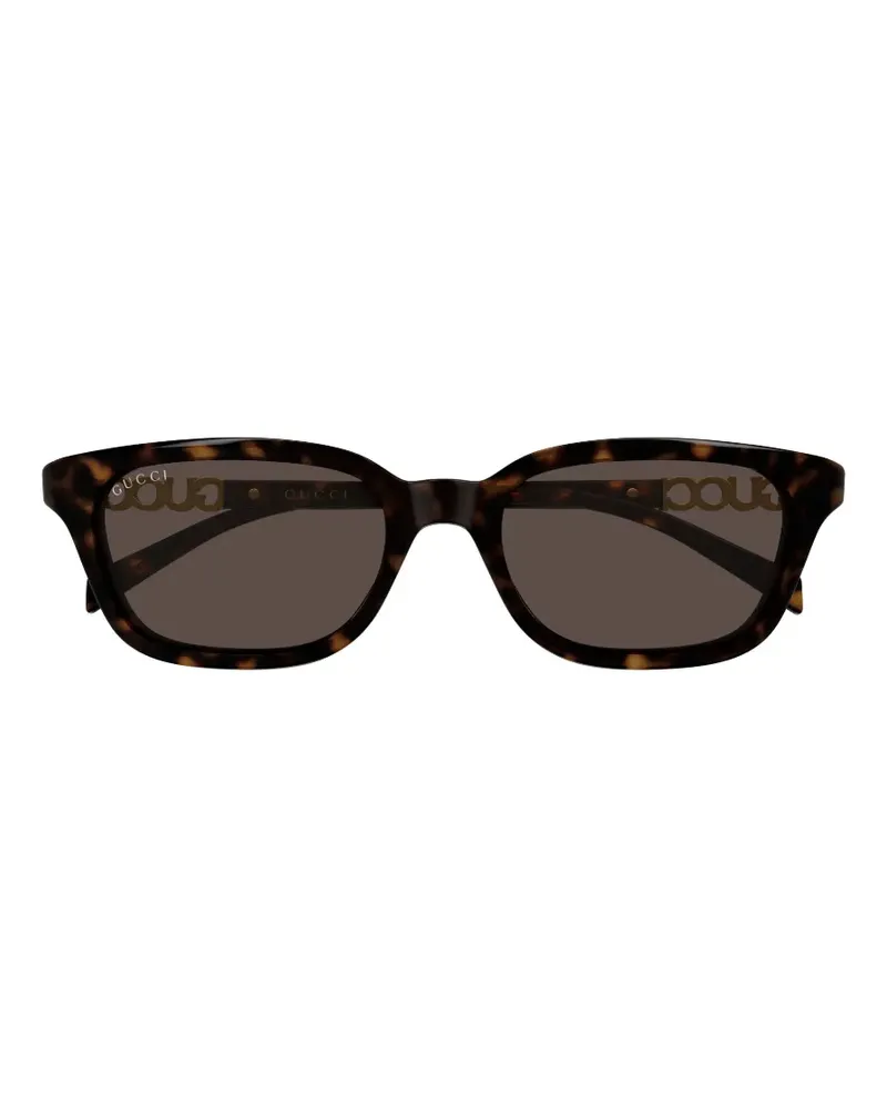 Gucci Sonnenbrille in Schildpattoptik - Braun Braun