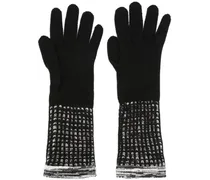 Gemusterte Handschuhe