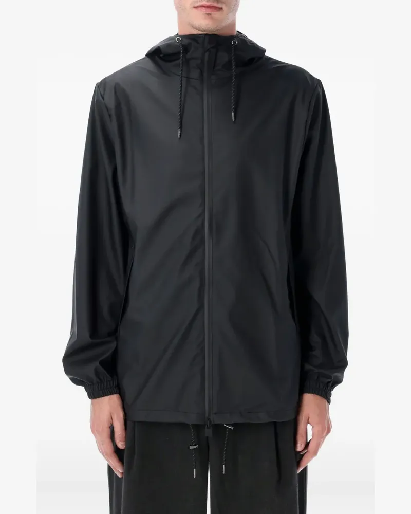 RAINS Storm Breaker Kapuzenjacke - Schwarz Schwarz
