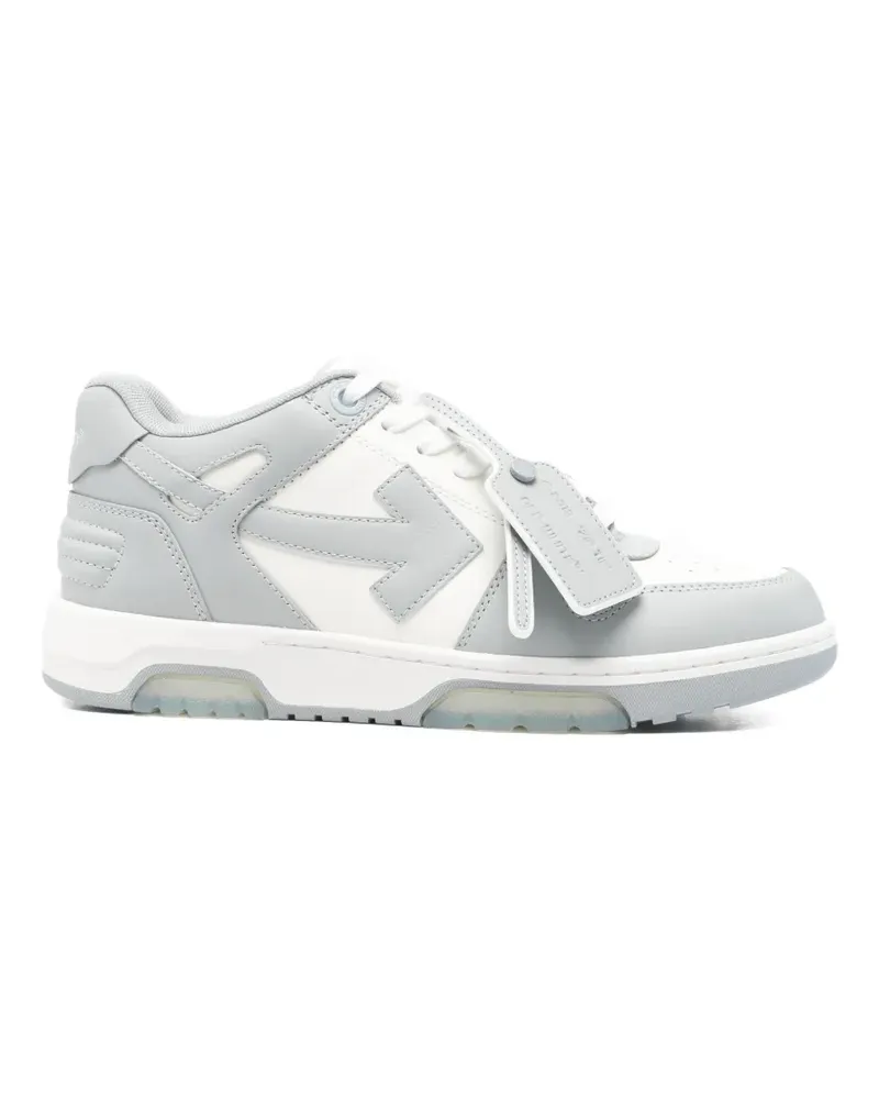 OFF-WHITE arrow leather sneakers - Weiß Weiß