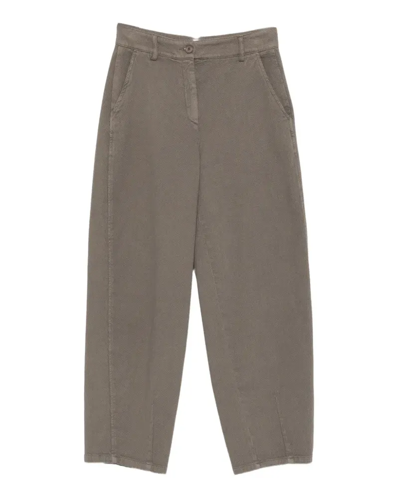 VIA MASINI 80 cropped trousers - Grün Grün