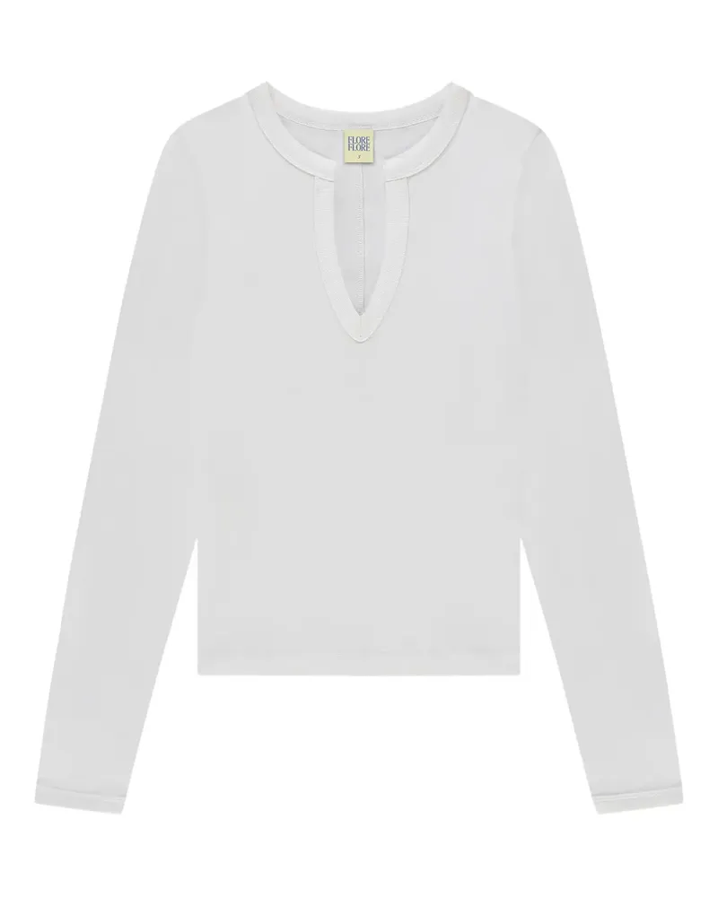 Flore Flore Iman Langarmshirt - Weiß Weiß