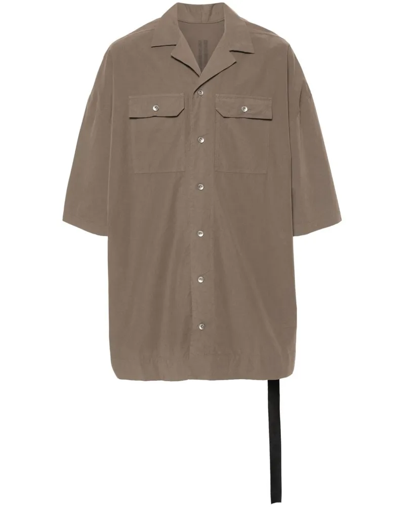 DRKSHDW by Rick Owens Magnum Tommy Hemd - Grau Grau