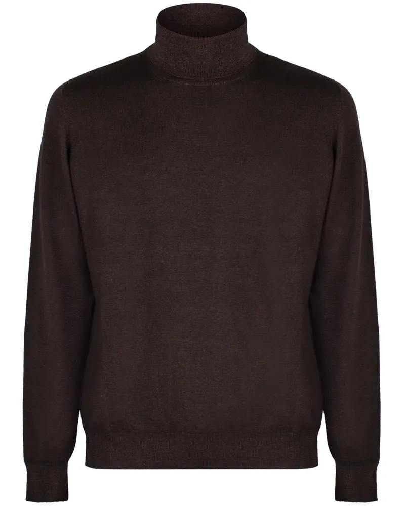 Drumohr  Pullover mit Rollkragen - Braun Braun