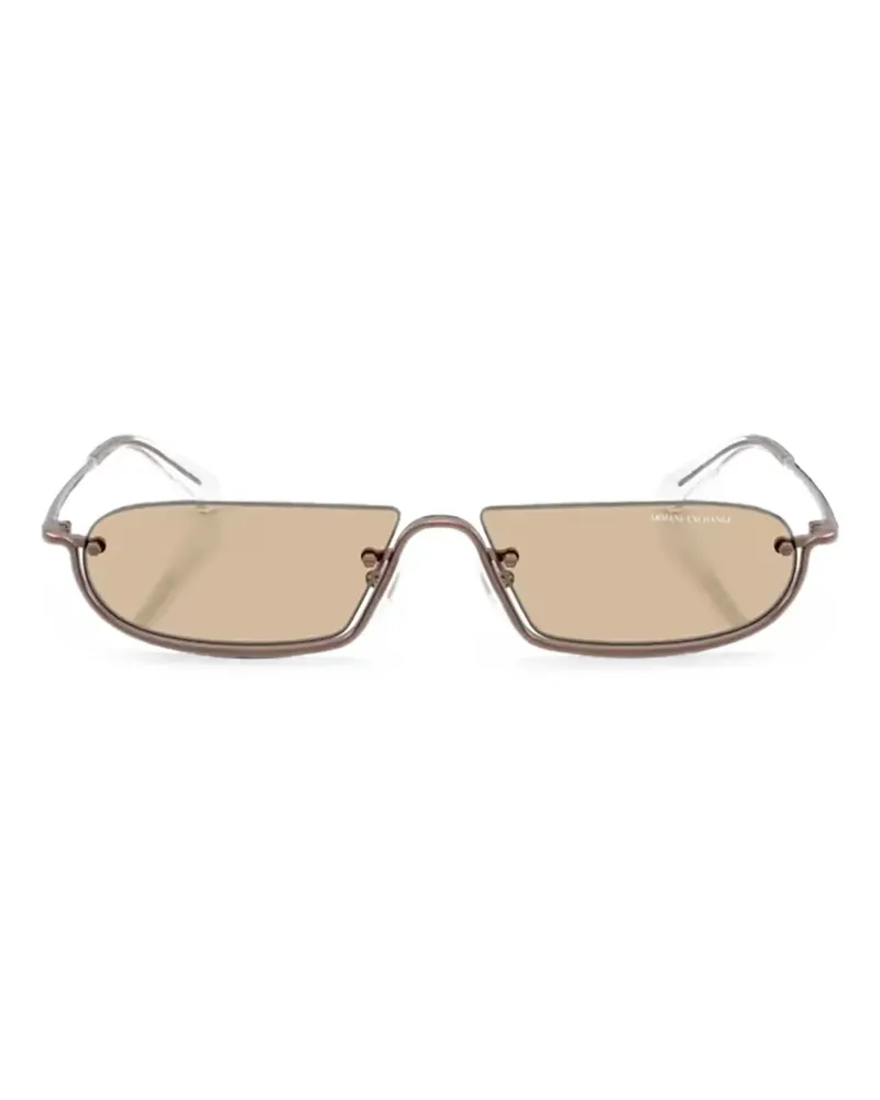 Armani Exchange Sonnenbrille mit geometrischem Gestell - Braun Braun