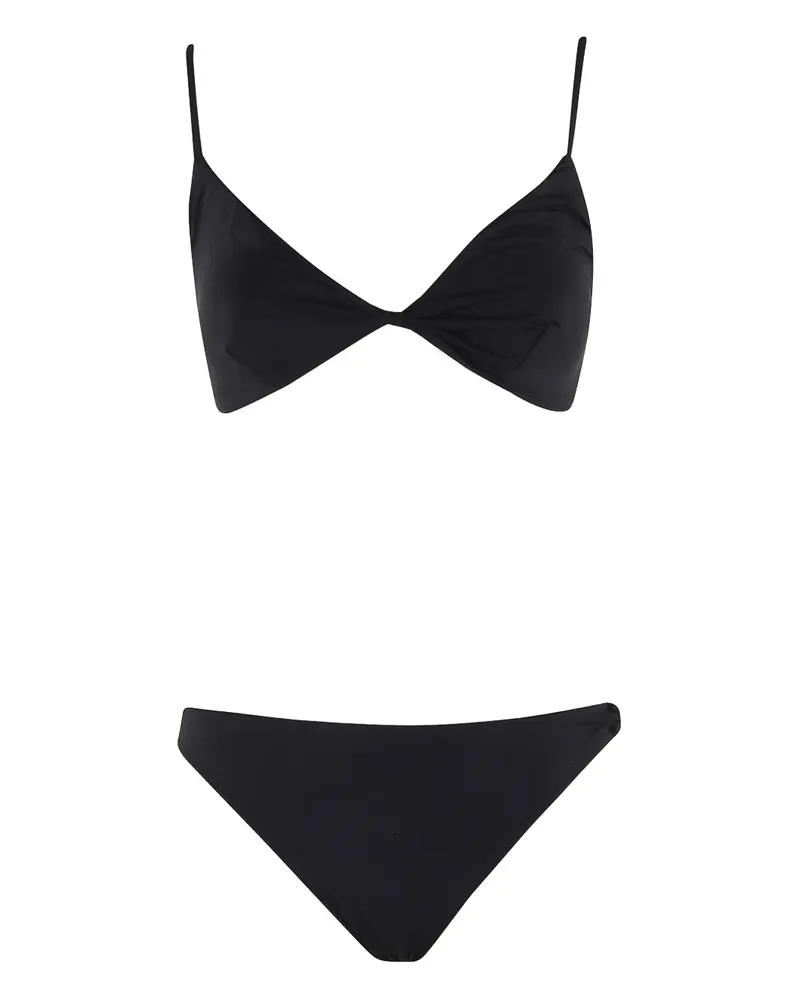 Federica Tosi Torcion Bikini mit Twist-Detail - Schwarz Schwarz