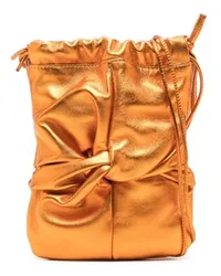 HEREU Ronet Beuteltasche in Metallic-Optik Orange