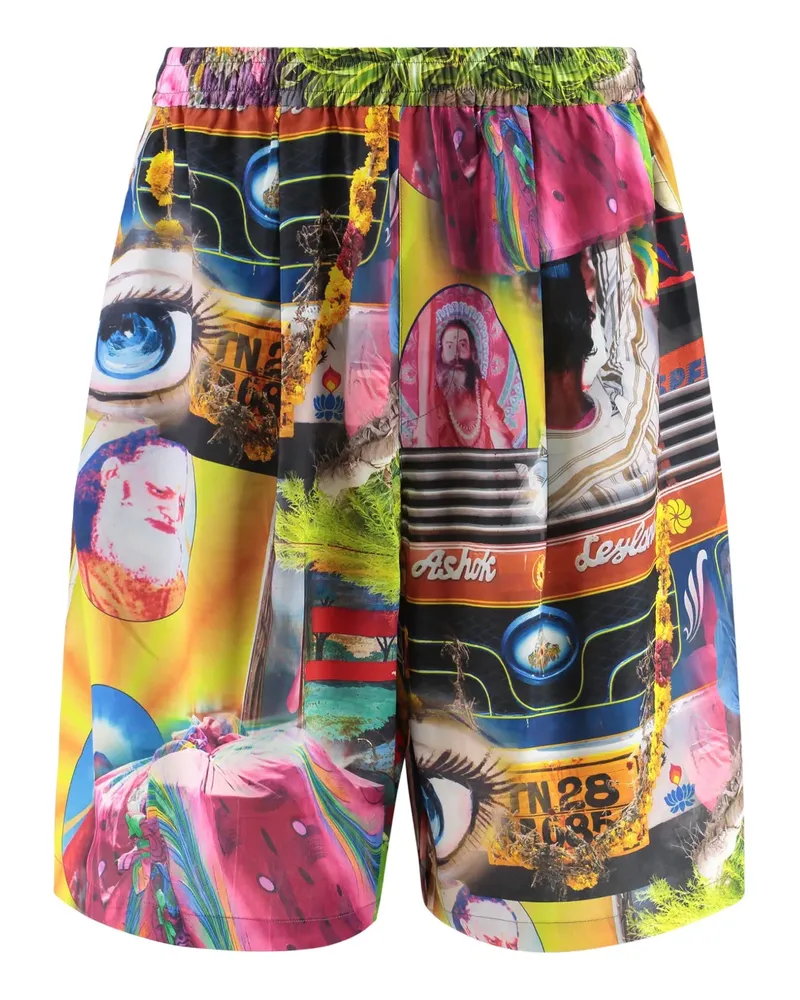 Perks and Mini Shorts mit Kordelzug - Blau Blau
