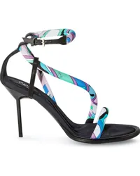 Emilio Pucci Lee Sandalen, 110mm Blau