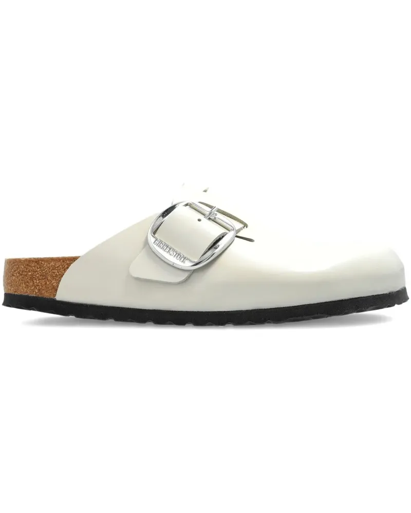 Birkenstock Boston Big Buckle leather clogs - Nude Nude
