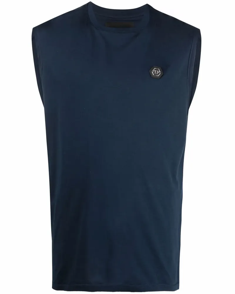 Philipp Plein Iconic Plein Trägershirt - Blau Blau