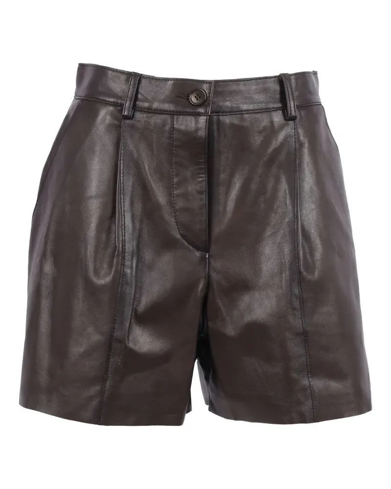 P.A.R.O.S.H. P.A.R.O H. Bermudas mit Falten - Braun Braun