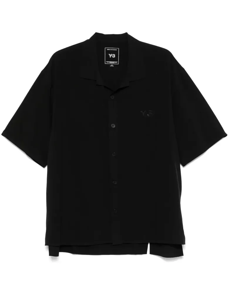 Y-3 Ultraleicht gewebtes Hemd - Schwarz Schwarz