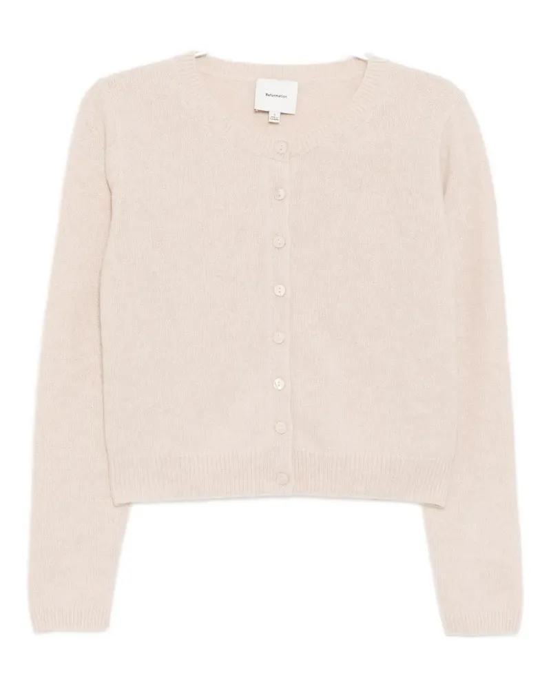 Reformation Cara cardigan - Nude Nude