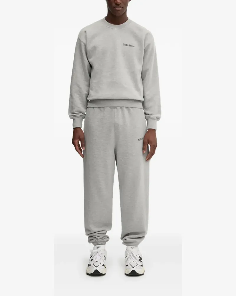 Aries Jogginghose mit Logo-Stickerei - Grau Grau