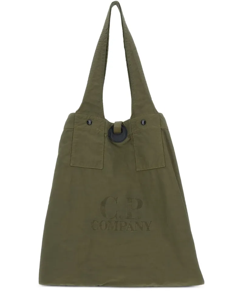 C.P. Company Shopper mit Logo - Grün Grün