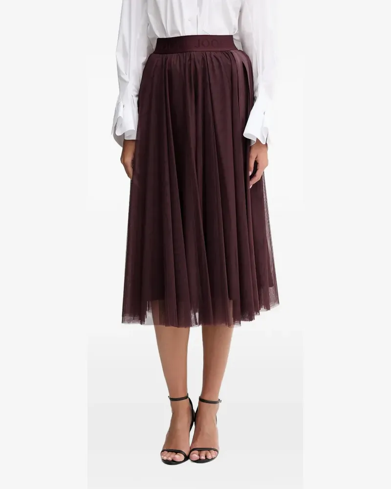 JOOP! Fridi logo-waistband midi skirt - Rot Rot