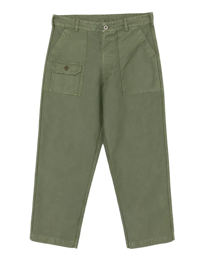 Engineered Garments Hose mit Logo-Patch - Grün Grün