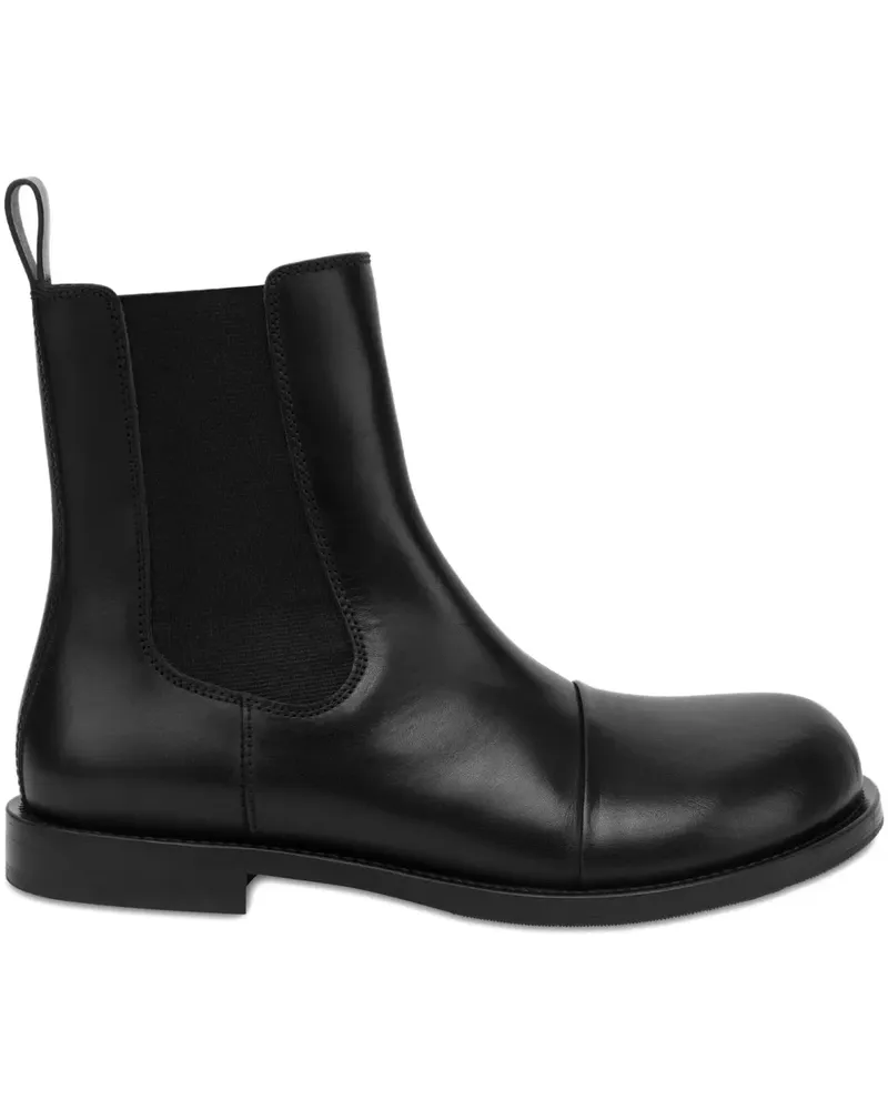 Moschino Klassische Chelsea-Boots - Schwarz Schwarz