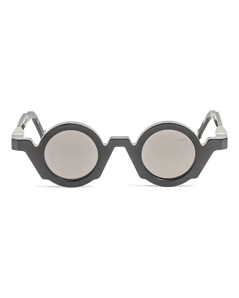 VAVA EYEWEAR Sonnenbrille mit rundem Gestell - Schwarz Schwarz