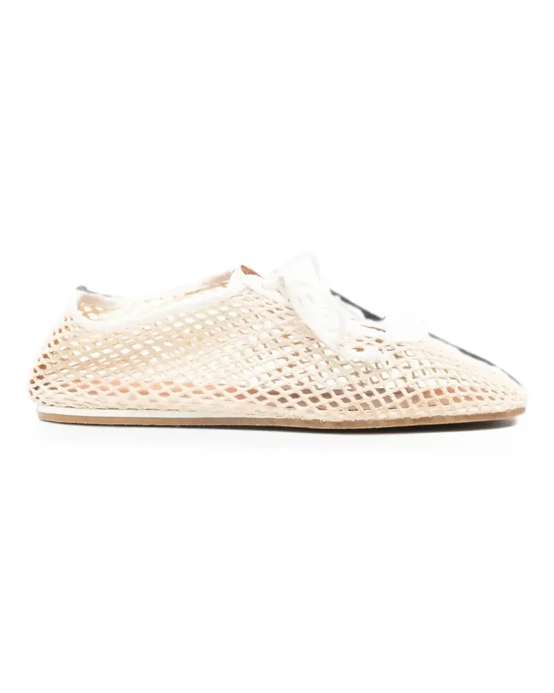forte_forte Sneakers in Mesh-Optik - Weiß Weiß