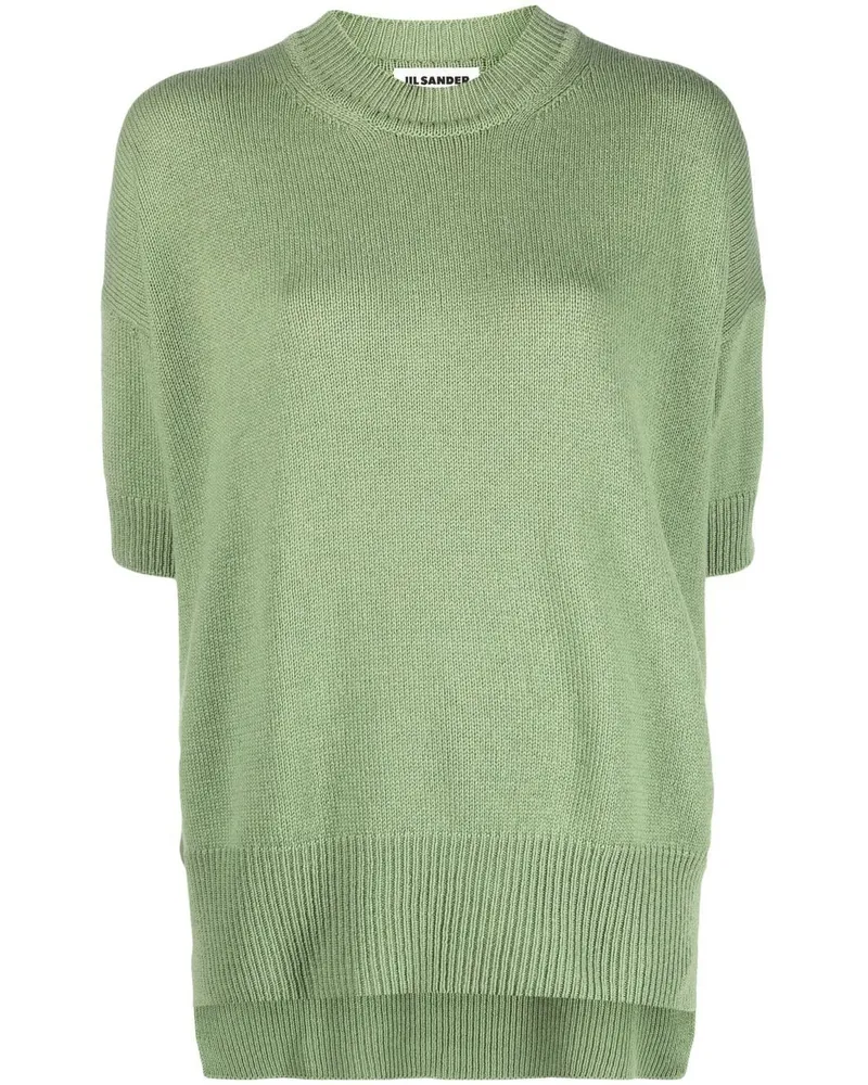 Jil Sander Oberteil aus Kaschmir - Grün Grün