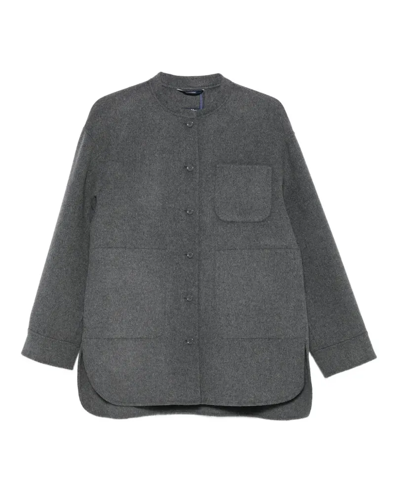 Max Mara Constanza Jacke mit aufgesetzter Tasche - Grau Grau
