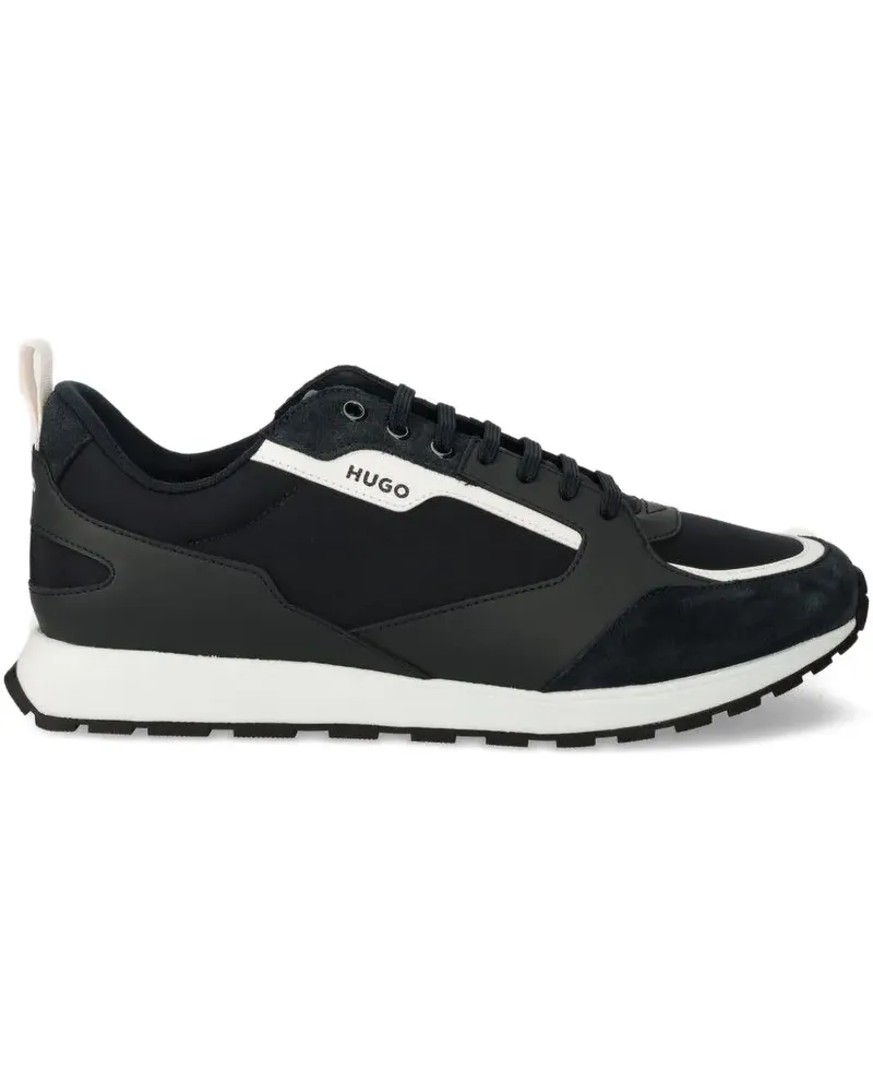 HUGO BOSS Sneakers aus Wildleder - Schwarz Schwarz