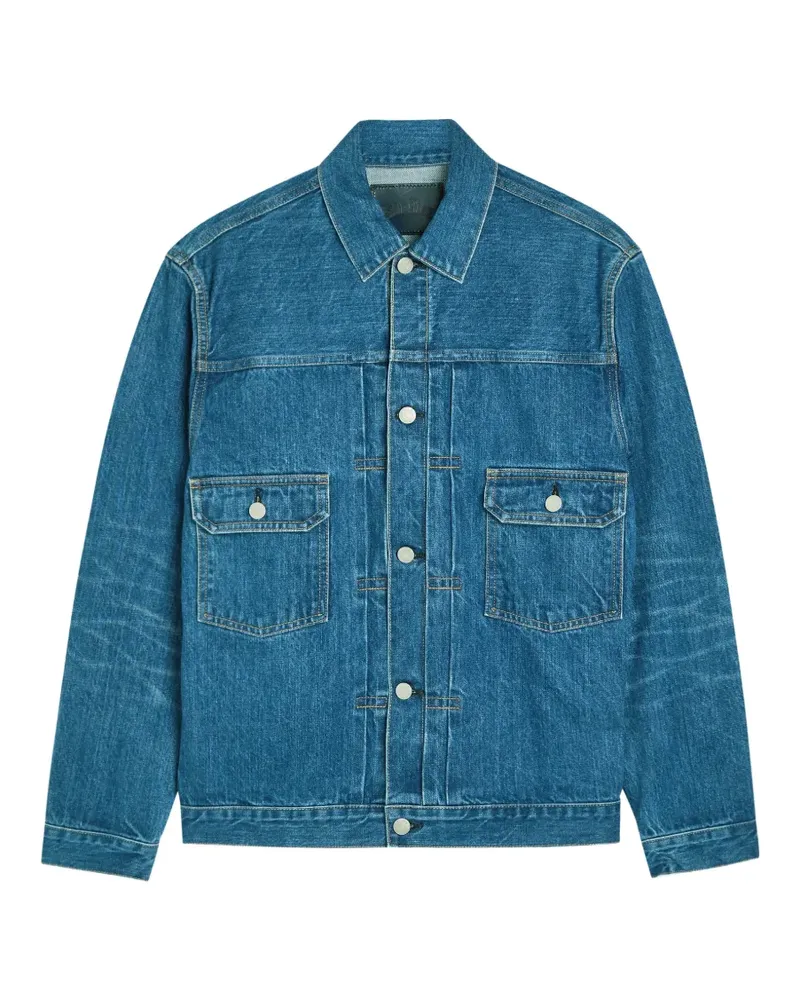 Blue Blue Japan faded-effect denim jacket - Blau Blau