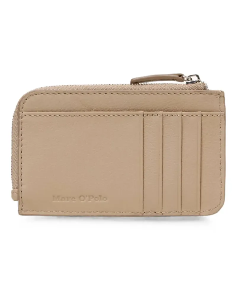 Marc O'Polo grained-texture wallet - Nude Nude