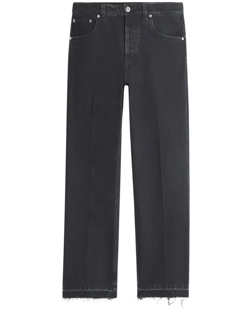Lanvin Jeans mit geradem Bein - Schwarz Schwarz