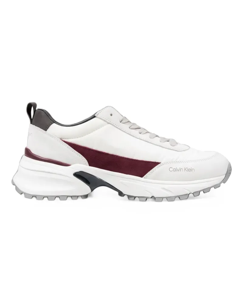Calvin Klein Runner Sneakers mit dicker Sohle - Weiß Weiß