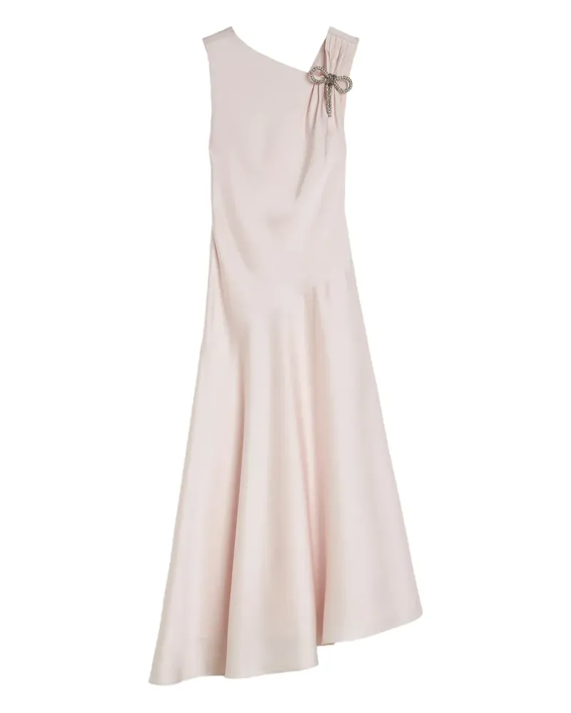 Jil Sander Ausgestelltes Abendkleid mit Schmuckschleife - Rosa Rosa