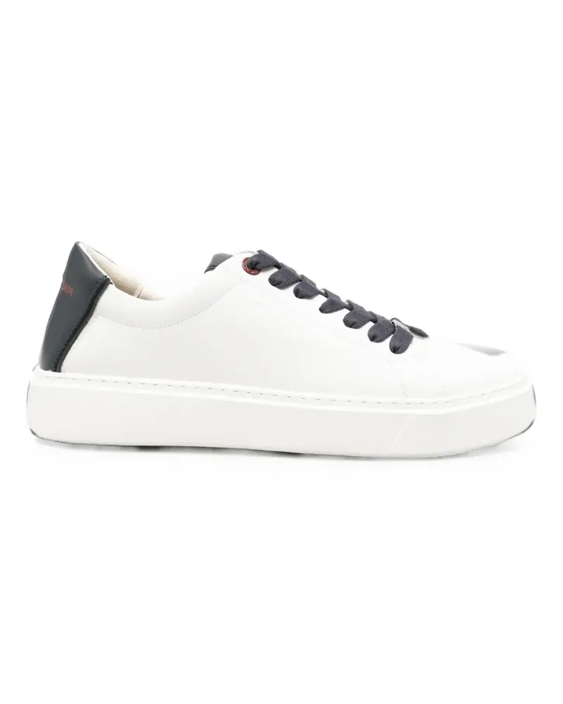 Alexander Smith London Man logo-print leather sneakers - Weiß Weiß