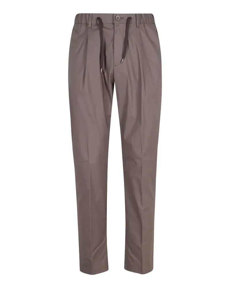 Herno Hose mit Kordelzug - Grau Grau