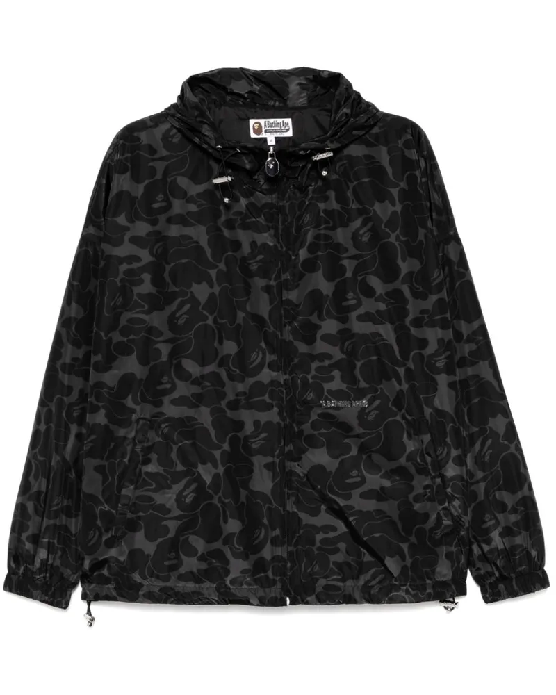 BAPE Leichte ABC Camo Jacke - Schwarz Schwarz