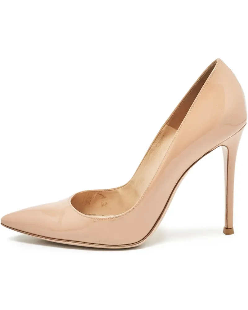 Gianvito Rossi Pumps mit Lack-Finish - Nude Nude