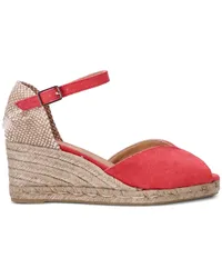 Castañer Bianca Wedge-Espadrilles 70mm Rot