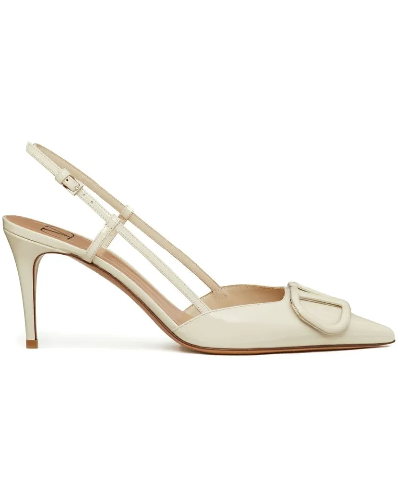 Valentino Garavani VLogo Pumps 80mm - Weiß Weiß